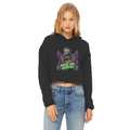 Flight Ladies Cropped Raw Edge Hoodie