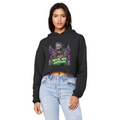 Flight Cropped Raw Edge Boyfriend Hoodie
