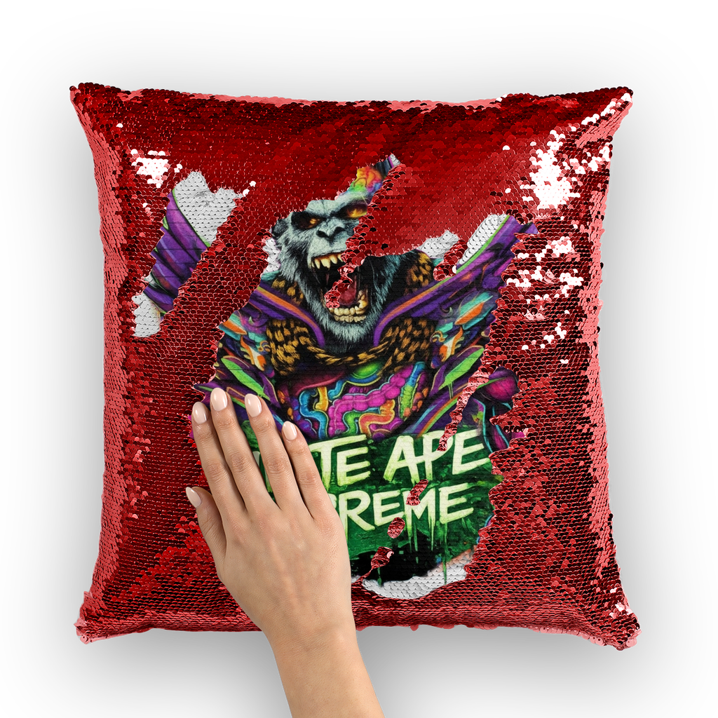 Flight Sequin Cushion Cover
