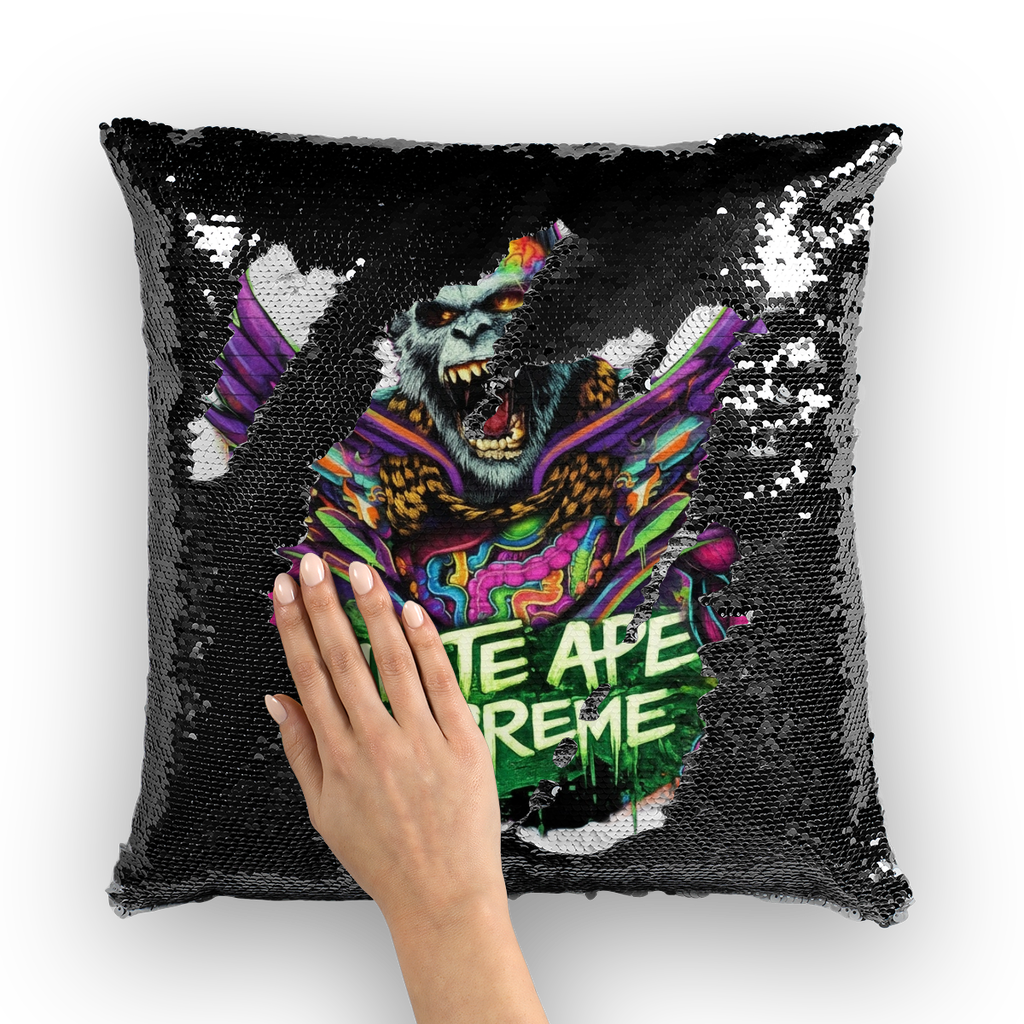 Flight Sequin Cushion Cover