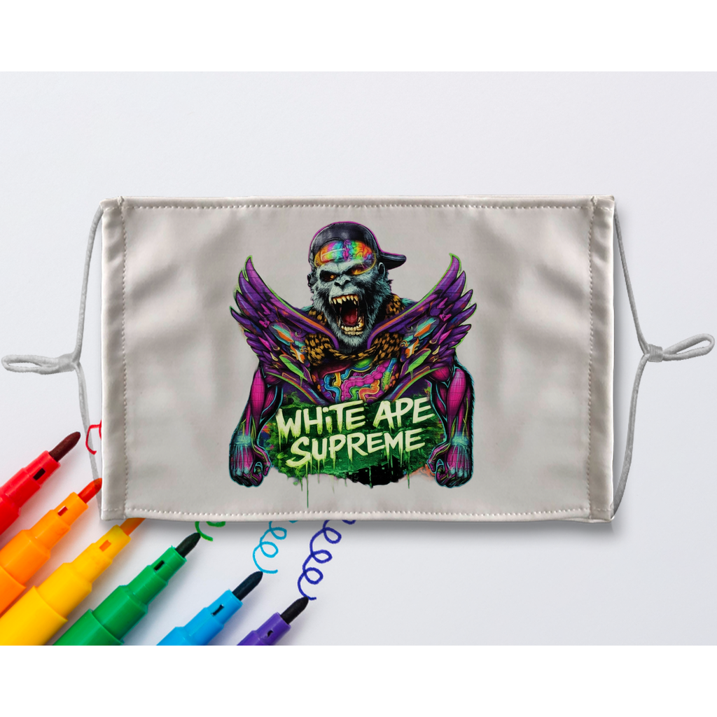 Flight Sublimation Colouring Face Mask