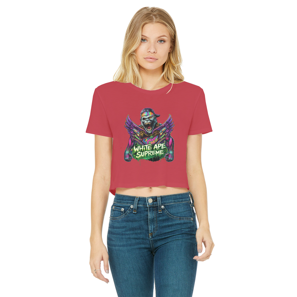 Flight Classic Women's Cropped Raw Edge T-Shirt