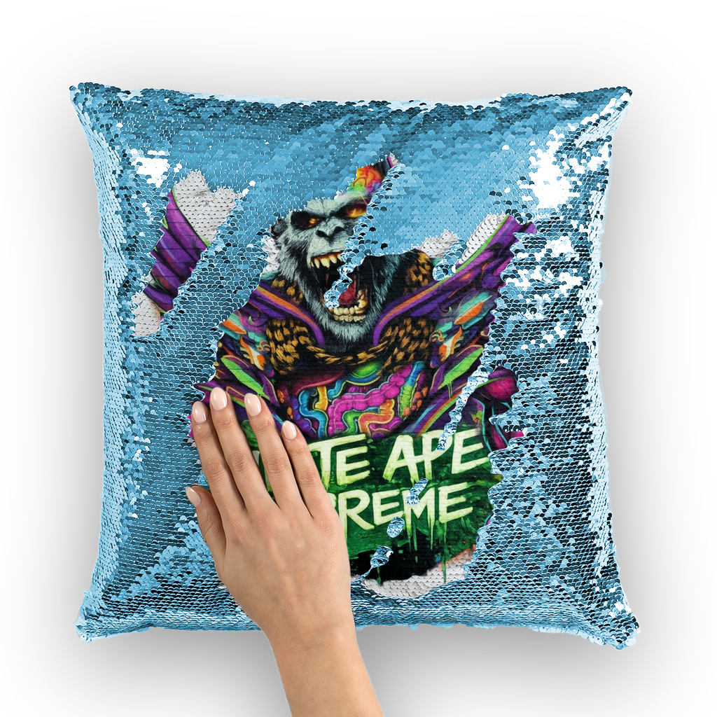 Flight Sequin Cushion Cover