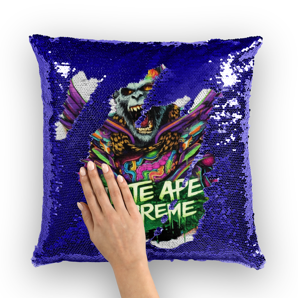 Flight Sequin Cushion Cover