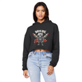 4530 Cropped Raw Edge Boyfriend Hoodie