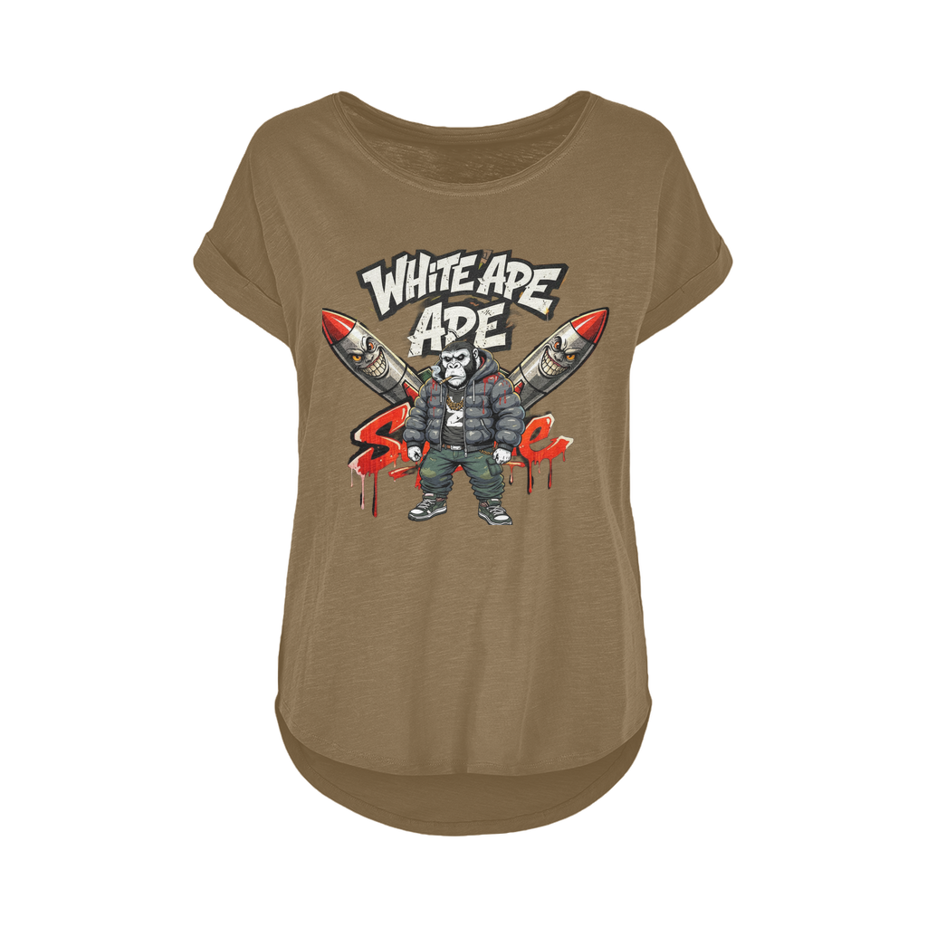 4530 Women's Long Slub T-Shirt XS-5XL